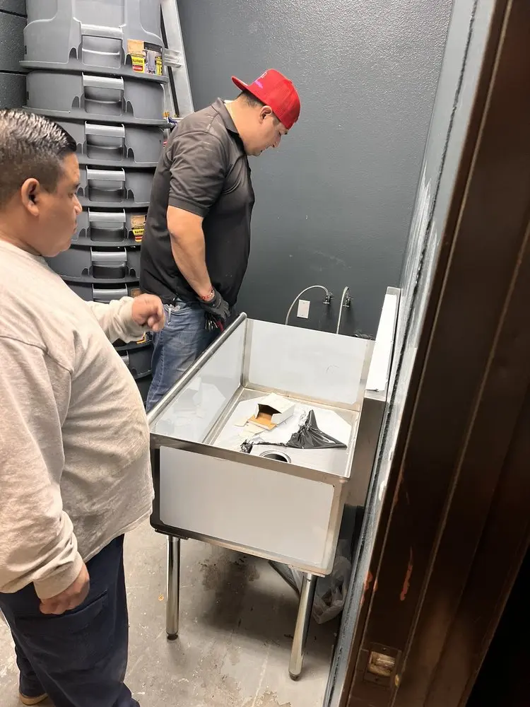 Commercial plumbing and sink installation in Neiffer